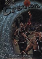 1997 Finest Embossed #287 Michael Jordan Basketball Card