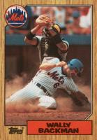 1987 Topps Tiffany #48 Wally Backman Baseball Card