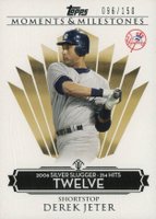 2008 Topps Moments & Milestones #57 Derek Jeter Hits 214-Twelve Baseball Card