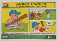 2003 Bazooka Comics #1 Albert Pujols Baseball Card