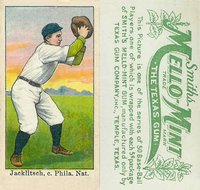 1910 Mello-Mint # Fred Jacklitsch Baseball Card