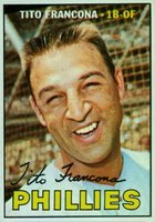 1967 Topps #443 Tito Francona Baseball Card