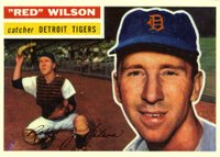 1956 Topps #92 Red Wilson White Back Baseball Card