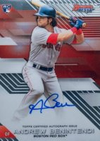 2017 Bowman's Best Best of 2017 Autograph #B17ABE Andrew Benintendi Baseball Card