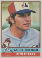 1976 Topps #238 Larry Biittner Baseball Card