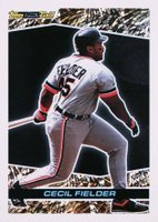 1993 Topps Black Gold #30 Cecil Fielder Baseball Card