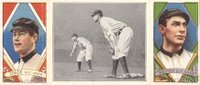 1912 Hassan Triple Folders # Chase guarding 1st Wolter/Chase Baseball Card