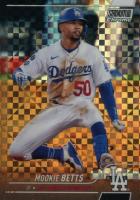 2022 Topps Stadium Club Chrome #150 Mookie Betts X-Fractor Baseball Card