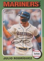 2024 Topps Heritage Mini #286 Julio Rodriguez Throwback Uniform Baseball Card