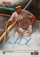 2018 Bowman's Best Best of 2018 Autographs #B18MO Matt Olson Baseball Card
