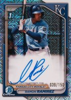 2024 Bowman Chrome Prospect Autographs #CPARRZ Ramon Ramirez Hta Choice Refractor Baseball Card