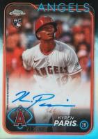 2024 Topps Chrome Rookie Autographs #RAKP Kyren Paris Refractor Baseball Card