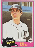 1981 Topps #760 Bill Fahey Traded Baseball Card