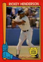 1989 Topps Batting Leaders #15 Rickey Henderson Baseball Card