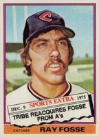 1976 Topps Traded #554T Ray Fosse Baseball Card