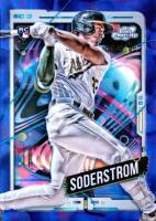 2024 Topps Chrome Cosmic #37 Tyler Soderstrom Purple Nebula Refractor Baseball Card