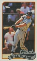 1989 Topps/LJN Baseball Talk #47 Will Clark Baseball Card