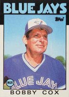 1986 Topps Tiffany #471 Bobby Cox Baseball Card