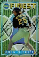 1995 Finest #169 Mark McGwire Refractor w/Coating Baseball Card
