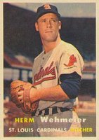 1957 Topps #81 Herm Wehmeier Baseball Card