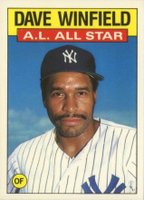 1986 Topps Tiffany #717 Dave Winfield All-Star Baseball Card