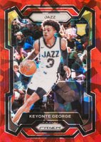 2023 Panini Prizm #127 Keyonte George Red Ice Basketball Card