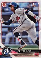 2018 Bowman Paper Prospects #BP46 Cristian Pache Baseball Card