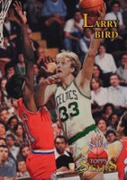 1996 Topps NBA Stars #108 Larry Bird Finest-Refractor Basketball Card