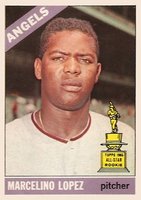 1966 Topps #155 Marcelino Lopez Baseball Card