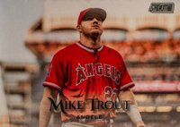 2019 Stadium Club #60 Mike Trout Red Jersey Baseball Card