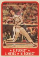 1988 Sportflics #180 '87 Highlights Puckett/Nieves/Schmidt Baseball Card