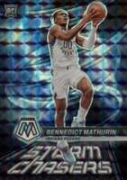 2022 Panini Mosaic Storm Chasers #15 Bennedict Mathurin Basketball Card