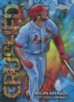 2023 Topps Chrome Update Crushed #C19 Nolan Arenado Baseball Card