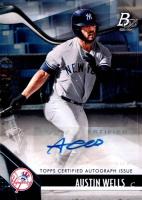 2021 Bowman Platinum Top Prospects #TOP75 Austin Wells Autograph Baseball Card