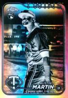 2024 Topps Chrome Update #USC136 Austin Martin Negative Refractor Baseball Card