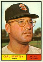 1961 Topps #198 Carl Sawatski Baseball Card