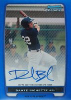 2012 Bowman Prospects #BCP99 Dante Bichette Jr. Chrome-Blue Refractor-Autograph Baseball Card