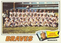1977 Topps #442 Atlanta Braves Team Baseball Card