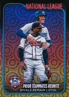 2024 Topps #481 Freddie Freeman/Ozzie Albies Holiday Baseball Card