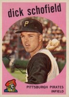 1959 Topps #68 Dick Schofield Baseball Card
