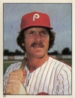 1981 Topps Stickers #21 Mike Schmidt Baseball Card