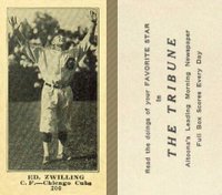 1916 Altoona Tribune #200 Ed. Zwilling Baseball Card