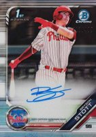 2019 Bowman Draft Chrome Draft Picks Autograph #CDABS Bryson Stott Refractor Baseball Card