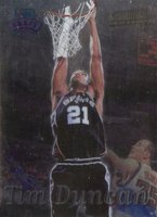 1997 Stadium Club One of Kind #201 Tim Duncan Basketball Card