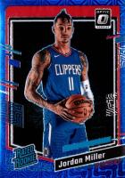 2023 Panini Donruss Optic #250 Jordan Miller Blue Mojo Choice Basketball Card
