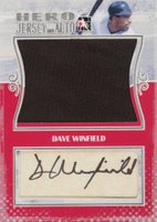 2011 In the Game Heroes and Prospects Heroes Jersey Autographs #HJADW Dave Winfield Silver Baseball Card