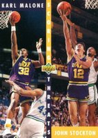 1992 Upper Deck #66 John Stockton/Karl Malone Basketball Card