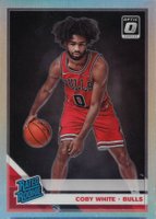 2019 Panini Donruss Optic #180 Coby White Holo Basketball Card