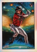 2023 Topps Cosmic Chrome Stars in the Night #21 Corbin Carroll Baseball Card