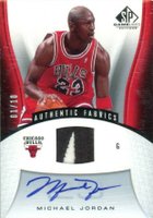2006 SP Game Used #113 Michael Jordan Patch Autograph 1/10 Basketball Card